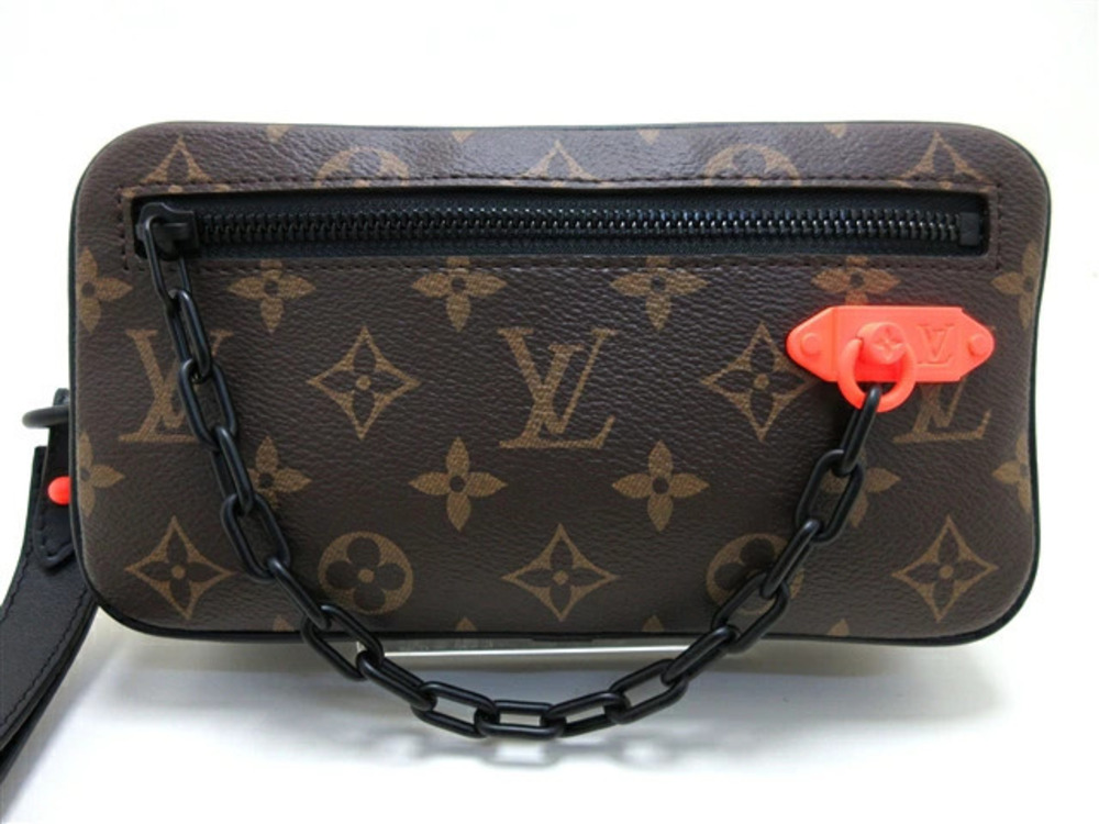 LOUIS VUITTON Shoulder Bag Pochette Volga Monogram Orange